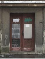 Photo Texture of Doors Double Wooden